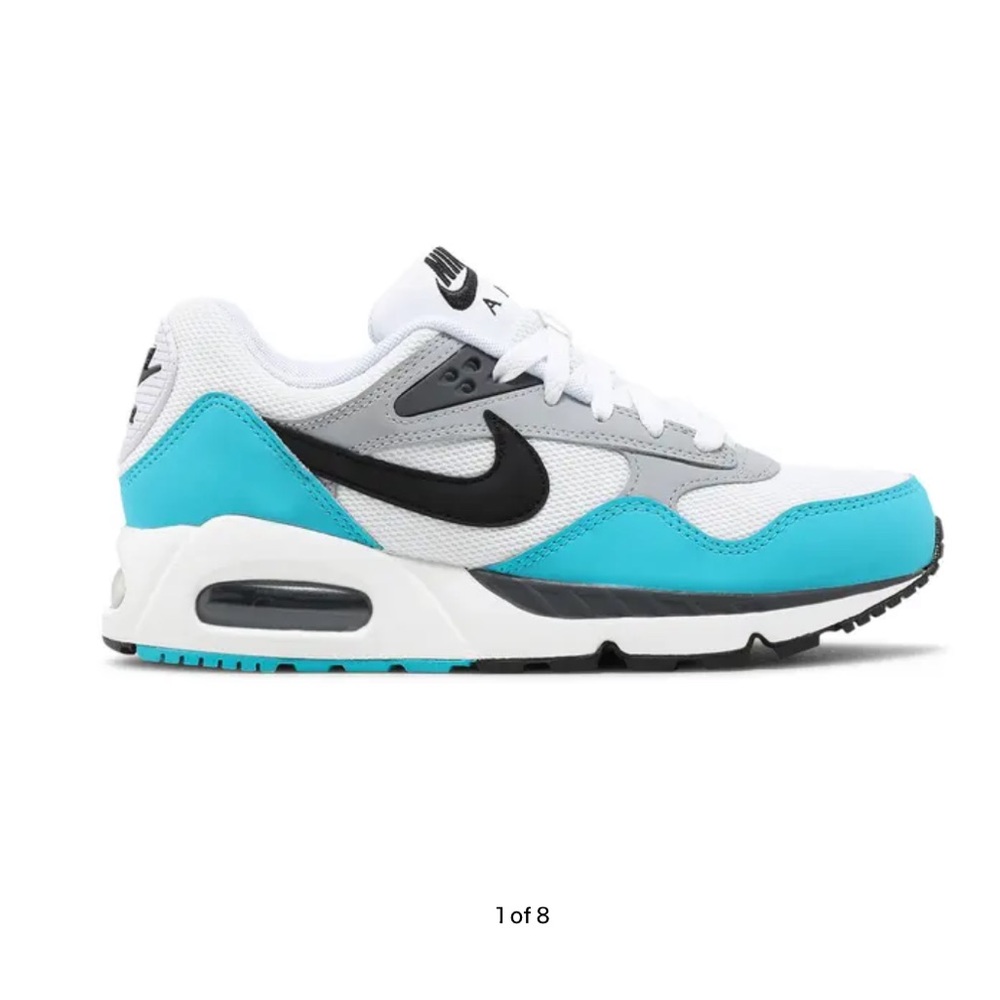 Nike Women's Air Max Correlate White Turquoise Gray Sneakers